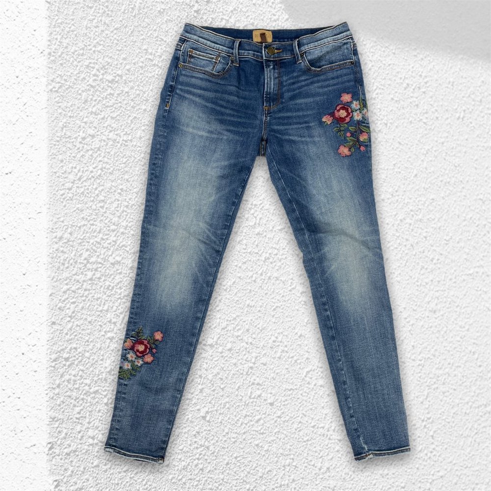 Driftwood Beau Classic Fit Embroidered Jeans 25